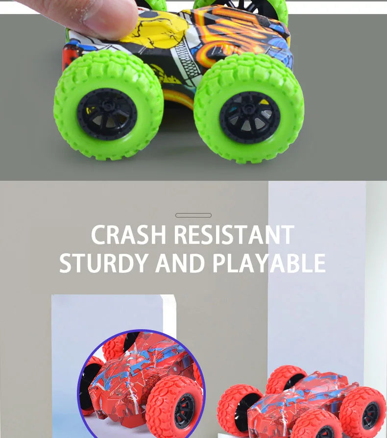 TurboFlip™ Double-Sided Stunt Car – Inertia Off-Road Toy Car for Kids