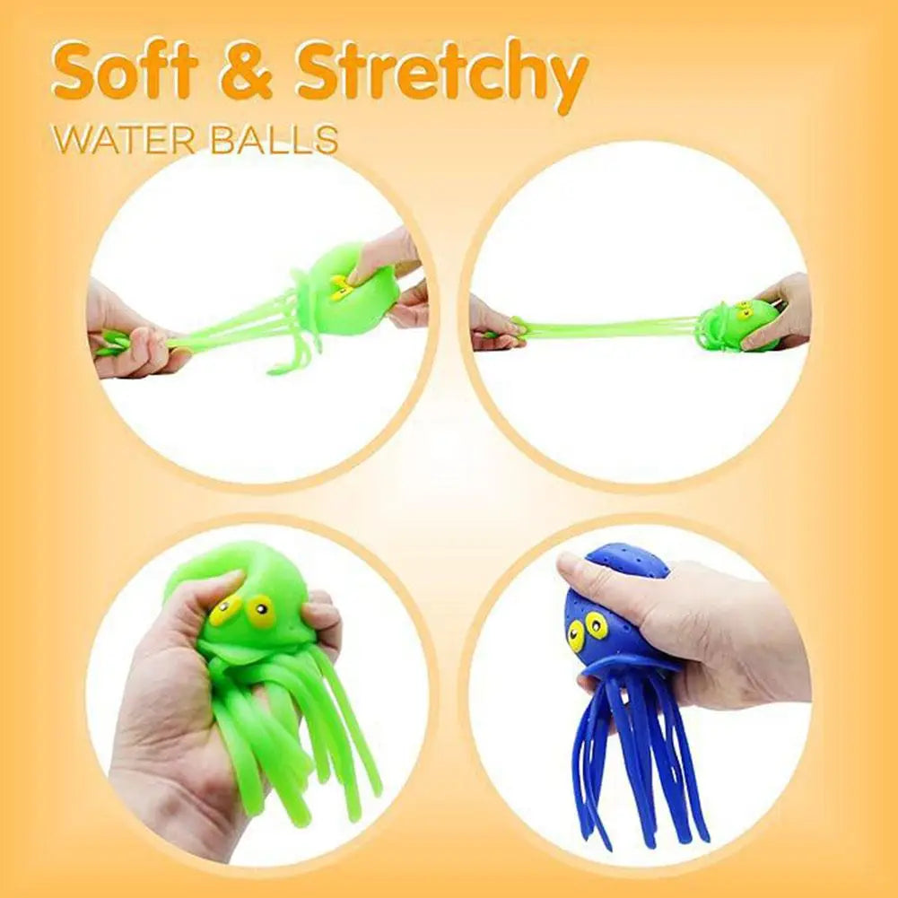 SplashOcto™ Baby Bath Sponge Toy – Soft Water Absorbing Octopus for Bath & Pool Fun