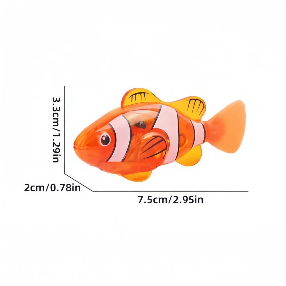 Light-Up Swimming Clownfish Bath Toy – Interactive Water Sensor Toy for Kids