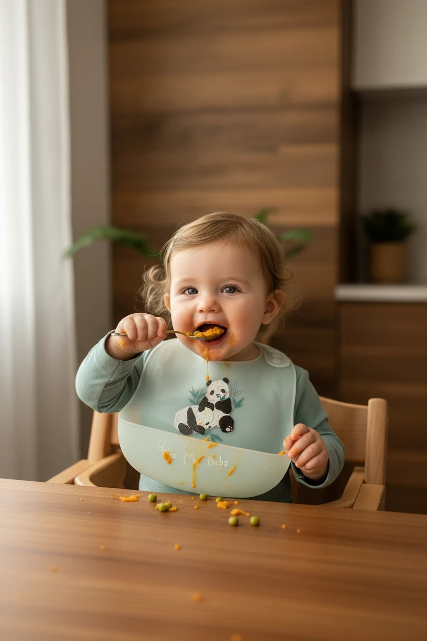 Mess-Free Mealtime Bibs for Happy Little Eaters 🍼🐻