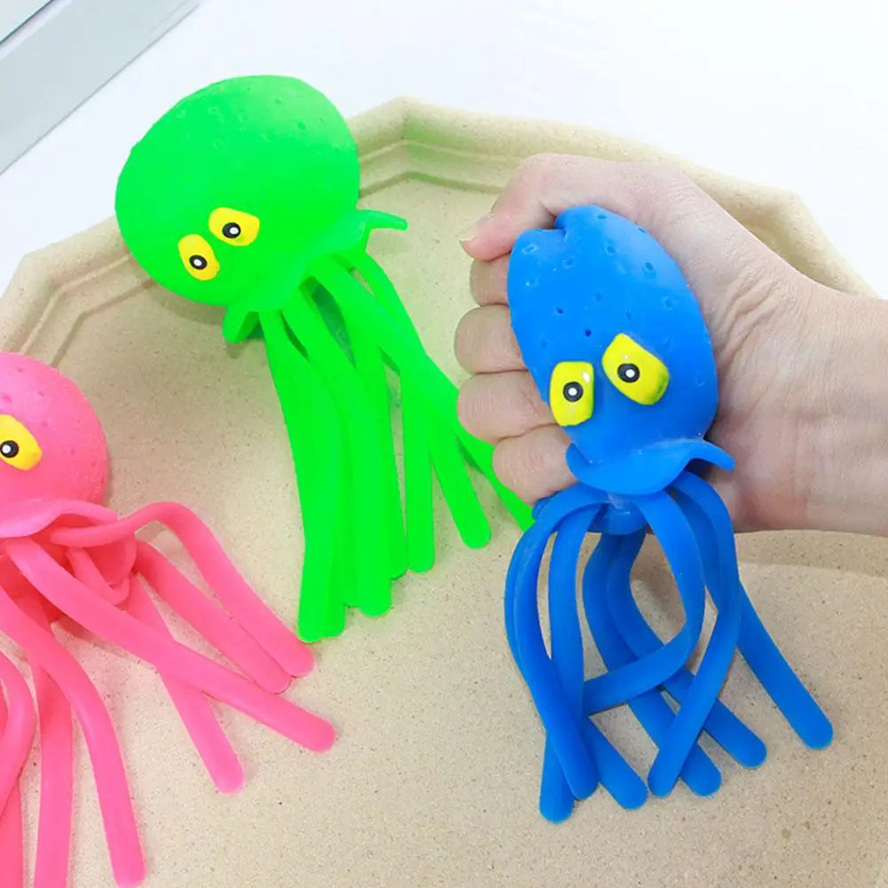 SplashOcto™ Baby Bath Sponge Toy – Soft Water Absorbing Octopus for Bath & Pool Fun