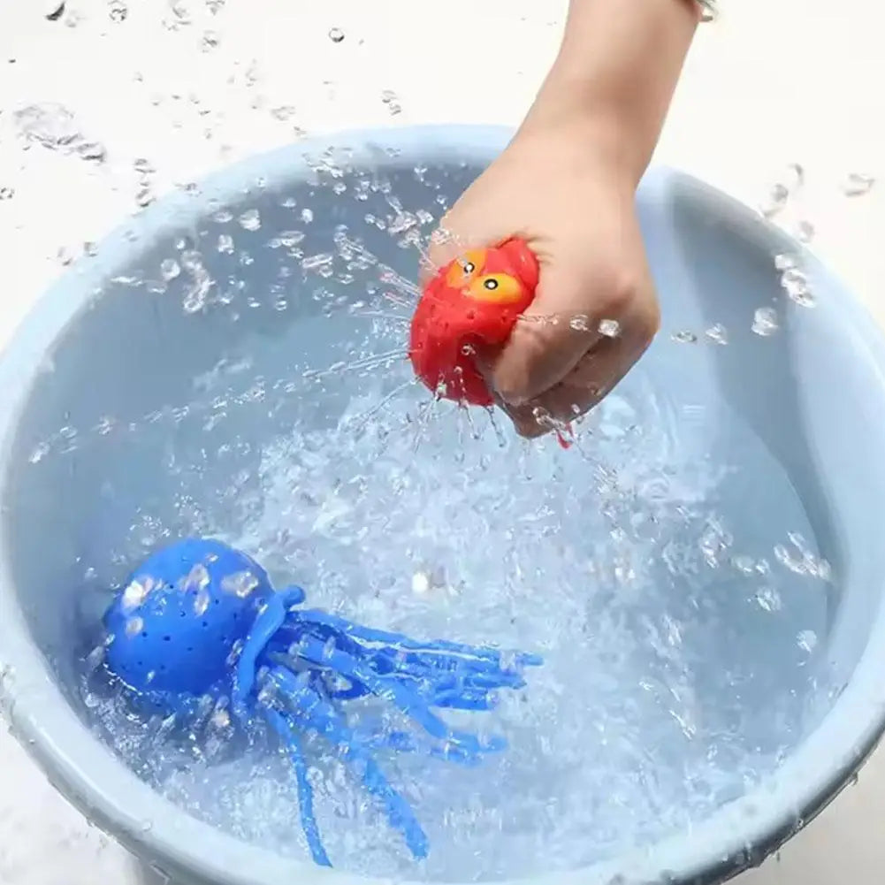 SplashOcto™ Baby Bath Sponge Toy – Soft Water Absorbing Octopus for Bath & Pool Fun