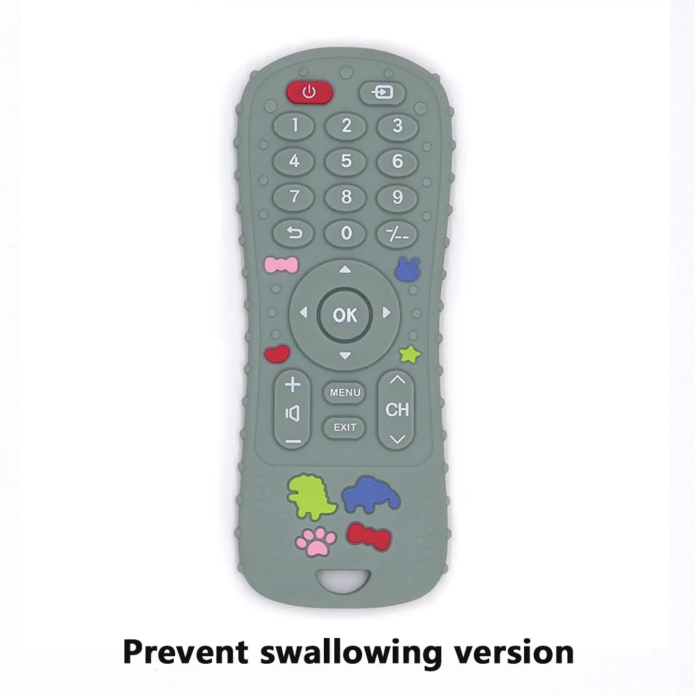 Silicone Baby Remote Teether | BPA-Free Sensory Teething Toy