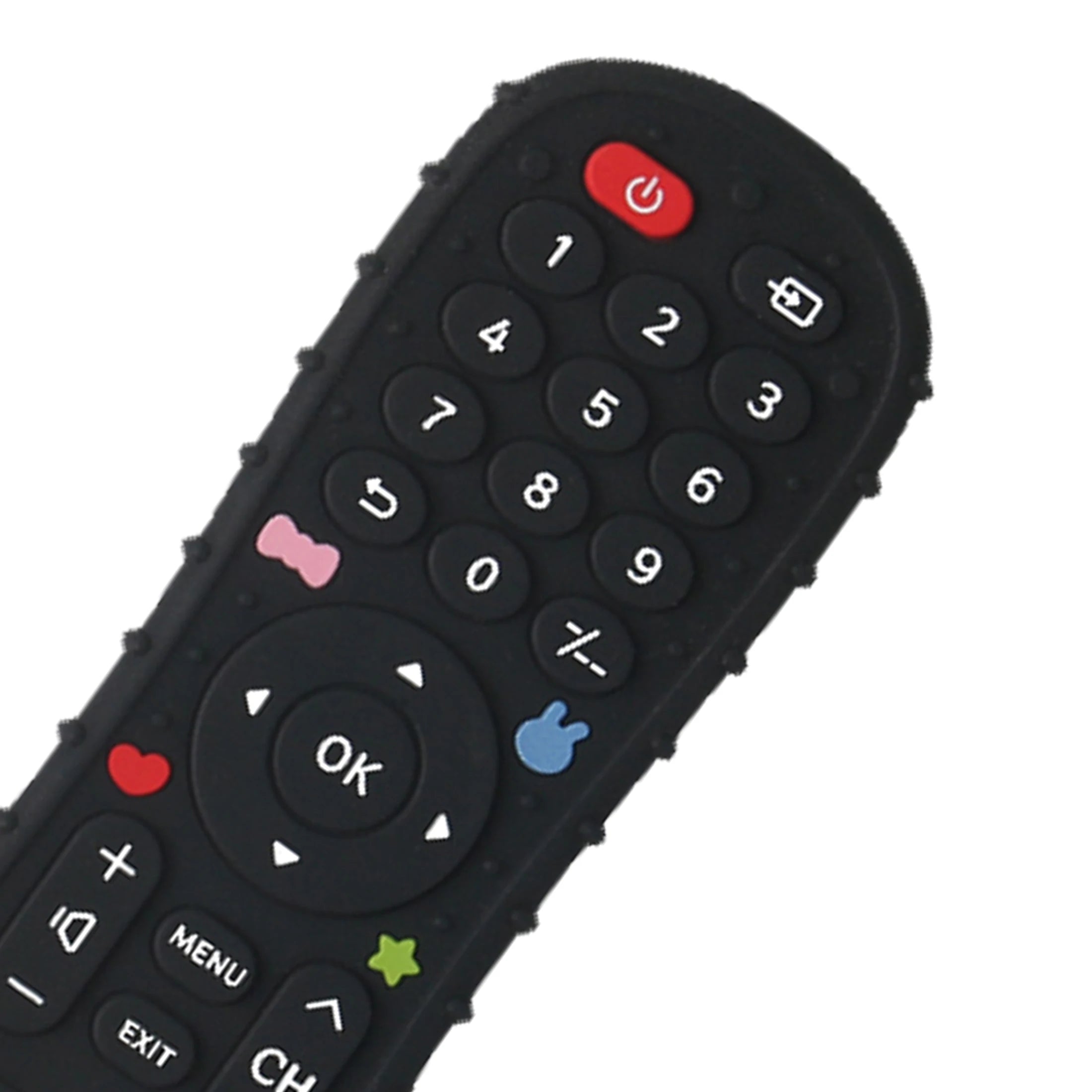 Silicone Baby Remote Teether | BPA-Free Sensory Teething Toy