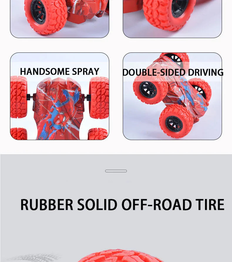 TurboFlip™ Double-Sided Stunt Car – Inertia Off-Road Toy Car for Kids