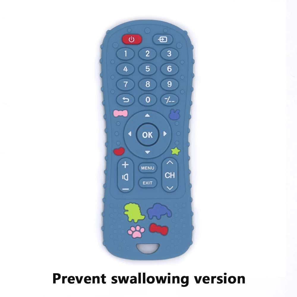 Silicone Baby Remote Teether | BPA-Free Sensory Teething Toy