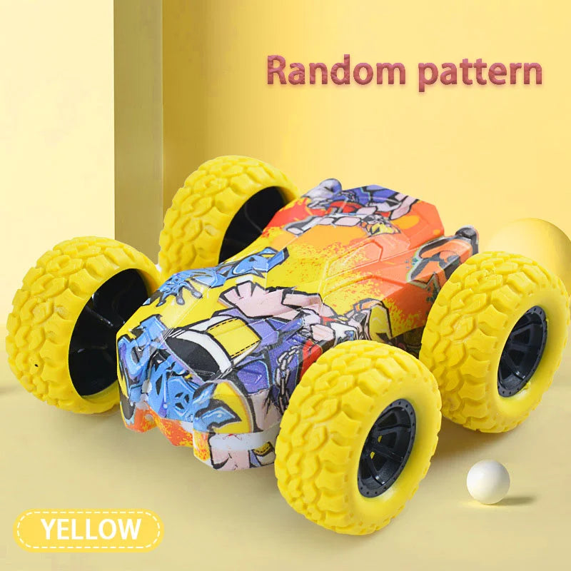 TurboFlip™ Double-Sided Stunt Car – Inertia Off-Road Toy Car for Kids