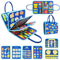 Montessori Toddler Busy Board,Autism Sensory Toys，Educational Activity Motor Skills Baby, Life Skills Learning Toys for Kids