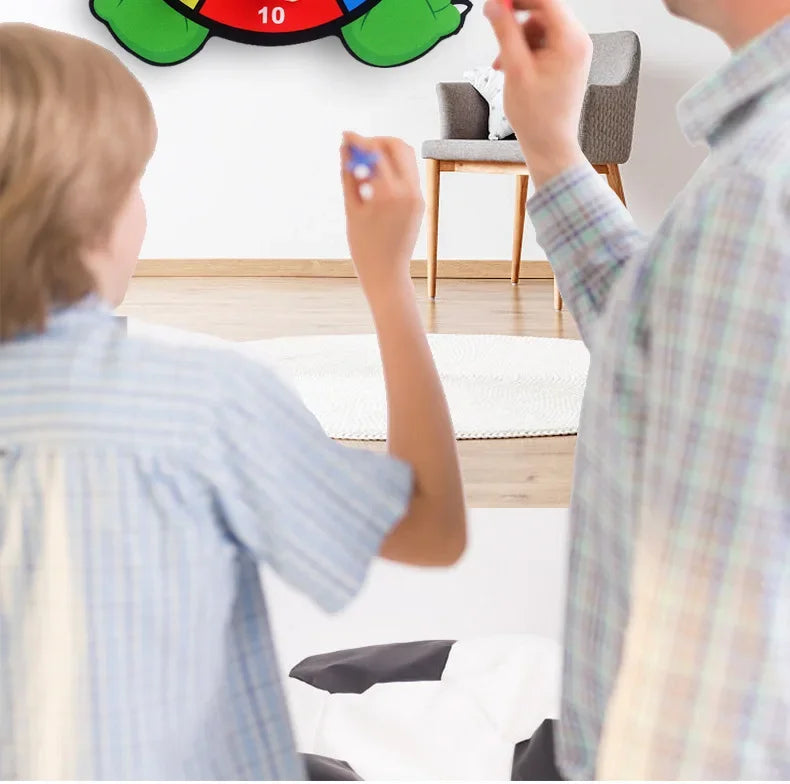 Kids Sticky Dart Board Game | Safe Montessori Throwing Toy