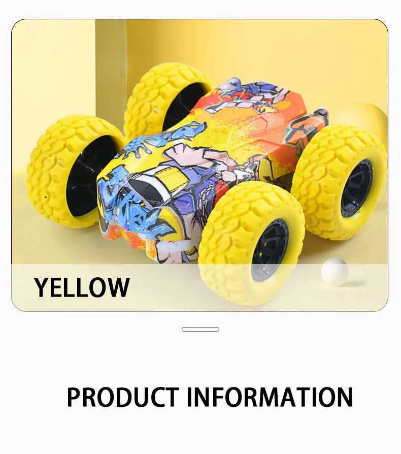 TurboFlip™ Double-Sided Stunt Car – Inertia Off-Road Toy Car for Kids