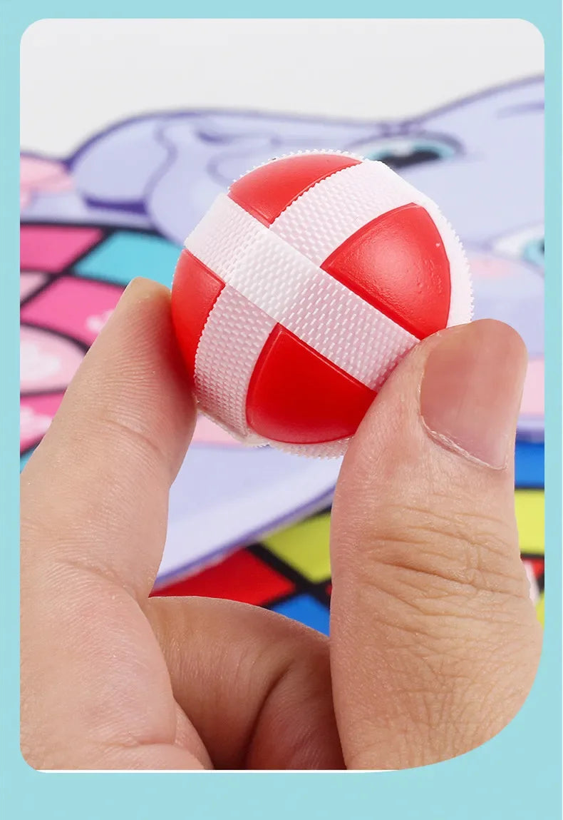 Kids Sticky Dart Board Game | Safe Montessori Throwing Toy
