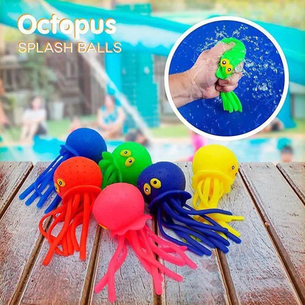 SplashOcto™ Baby Bath Sponge Toy – Soft Water Absorbing Octopus for Bath & Pool Fun