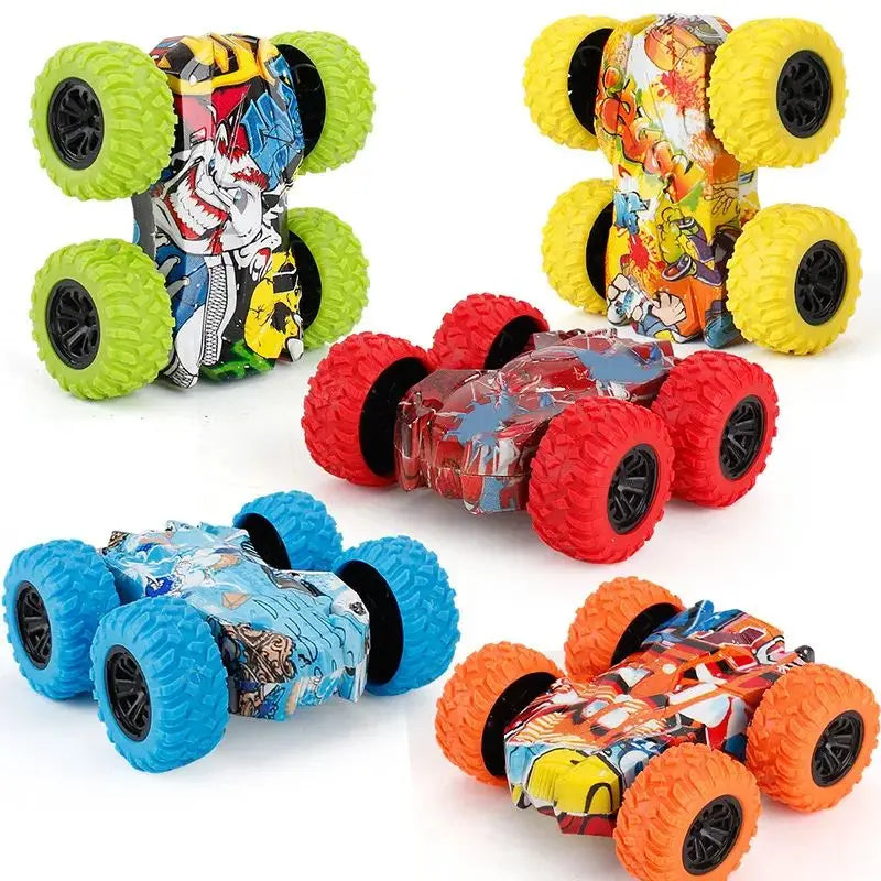 TurboFlip™ Double-Sided Stunt Car – Inertia Off-Road Toy Car for Kids