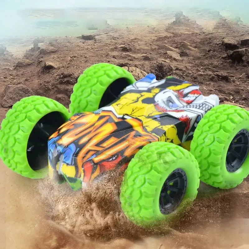 TurboFlip™ Double-Sided Stunt Car – Inertia Off-Road Toy Car for Kids