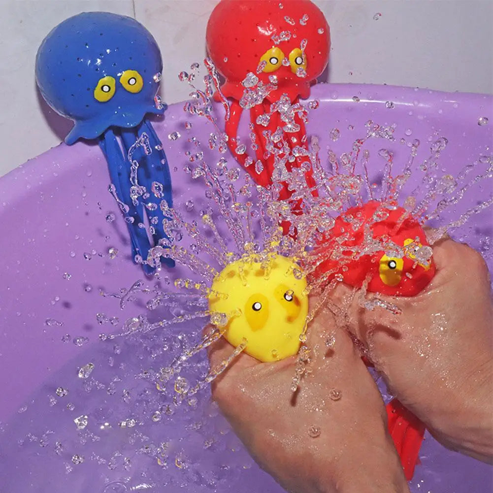 SplashOcto™ Baby Bath Sponge Toy – Soft Water Absorbing Octopus for Bath & Pool Fun