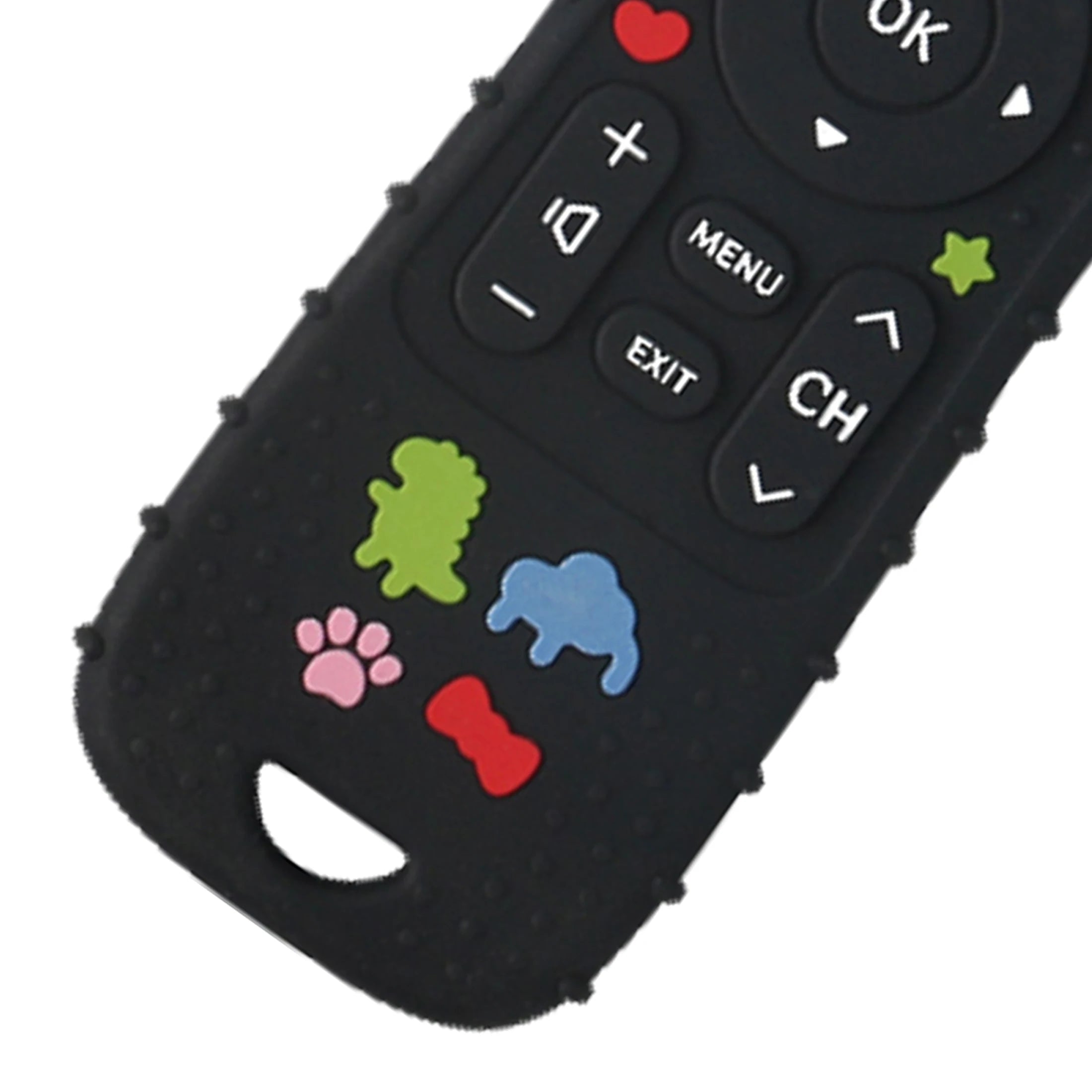 Silicone Baby Remote Teether | BPA-Free Sensory Teething Toy