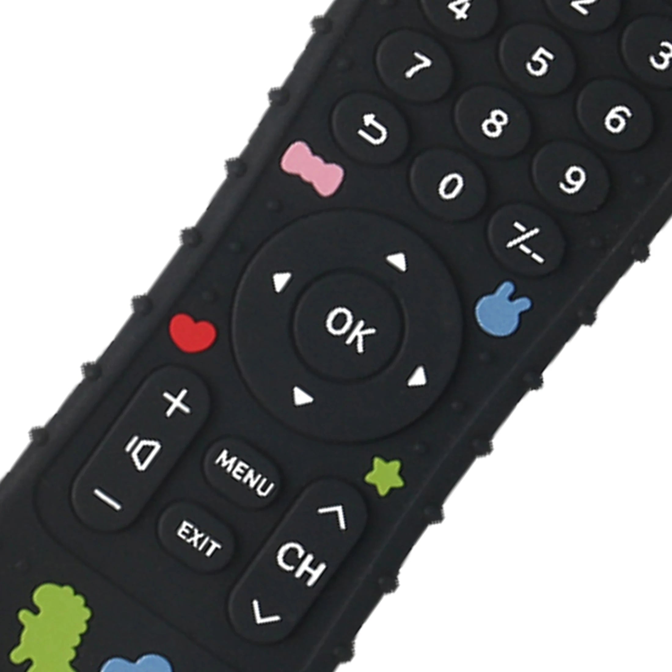 Silicone Baby Remote Teether | BPA-Free Sensory Teething Toy