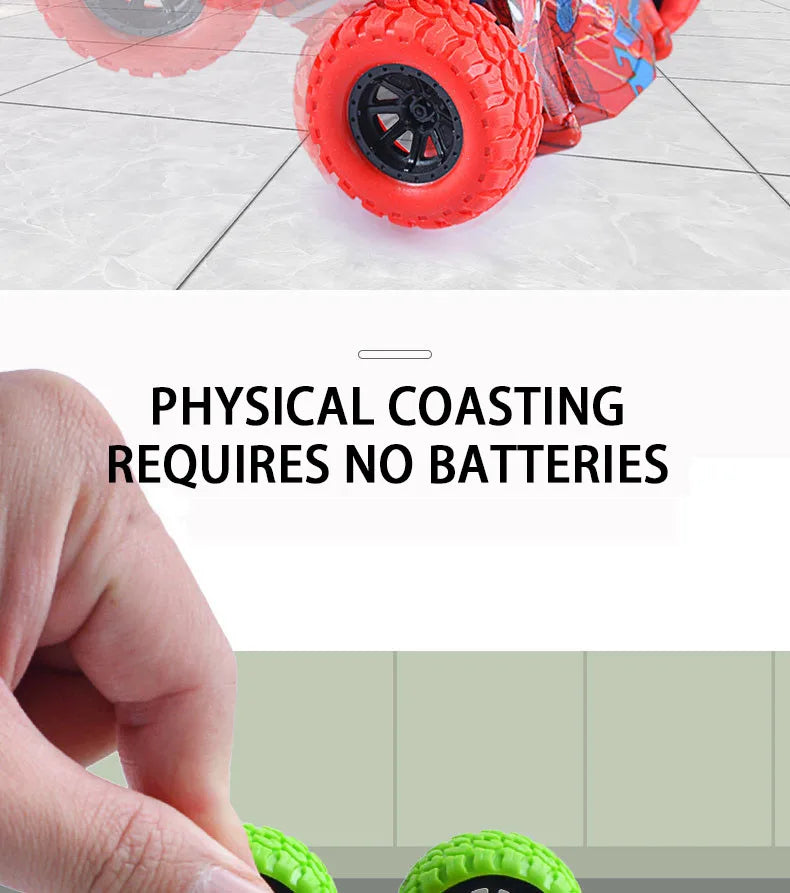 TurboFlip™ Double-Sided Stunt Car – Inertia Off-Road Toy Car for Kids