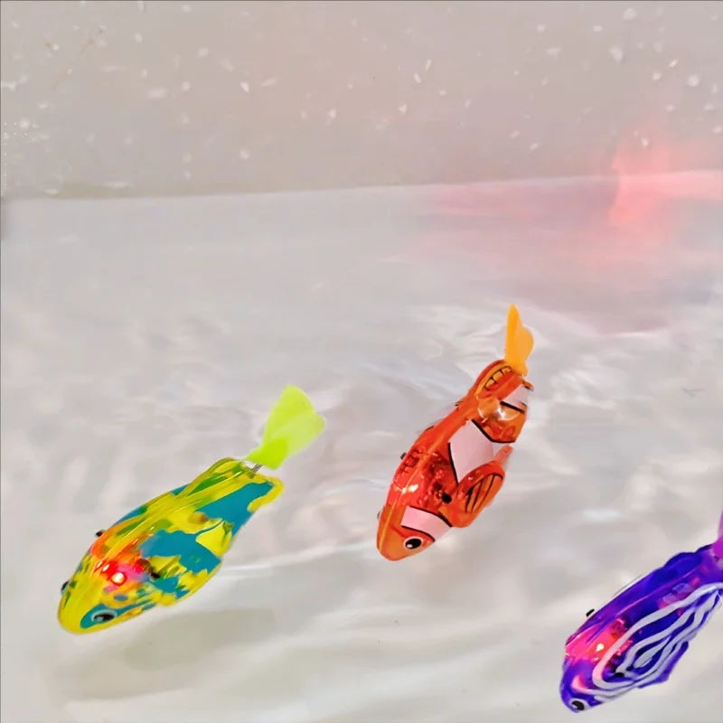 Light-Up Swimming Clownfish Bath Toy – Interactive Water Sensor Toy for Kids