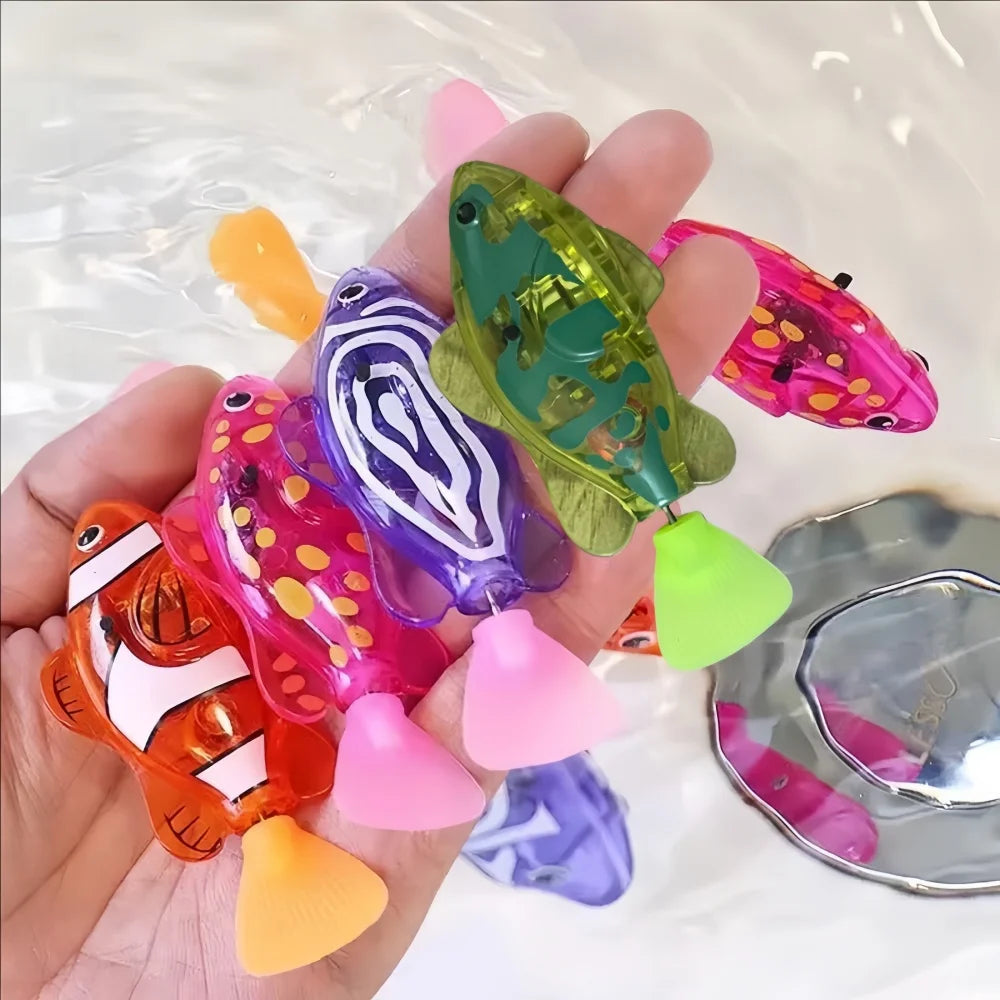 Light-Up Swimming Clownfish Bath Toy – Interactive Water Sensor Toy for Kids
