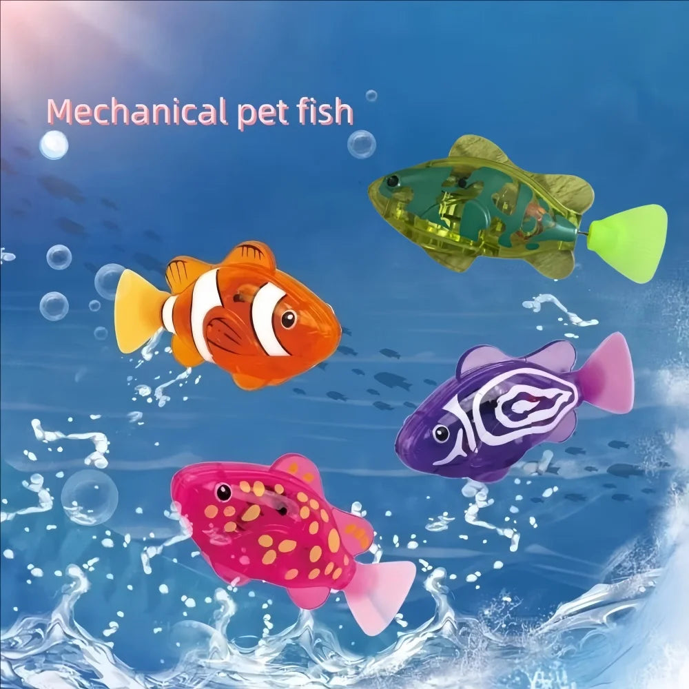 Light-Up Swimming Clownfish Bath Toy – Interactive Water Sensor Toy for Kids