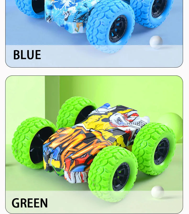 TurboFlip™ Double-Sided Stunt Car – Inertia Off-Road Toy Car for Kids