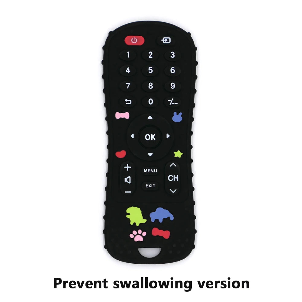 Silicone Baby Remote Teether | BPA-Free Sensory Teething Toy
