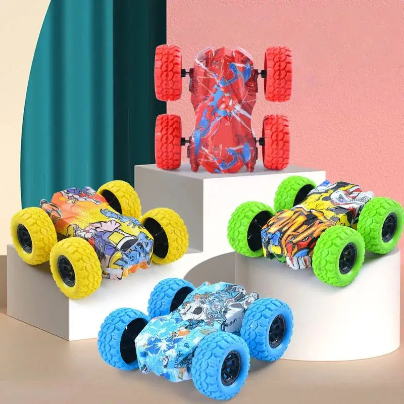 TurboFlip™ Double-Sided Stunt Car – Inertia Off-Road Toy Car for Kids