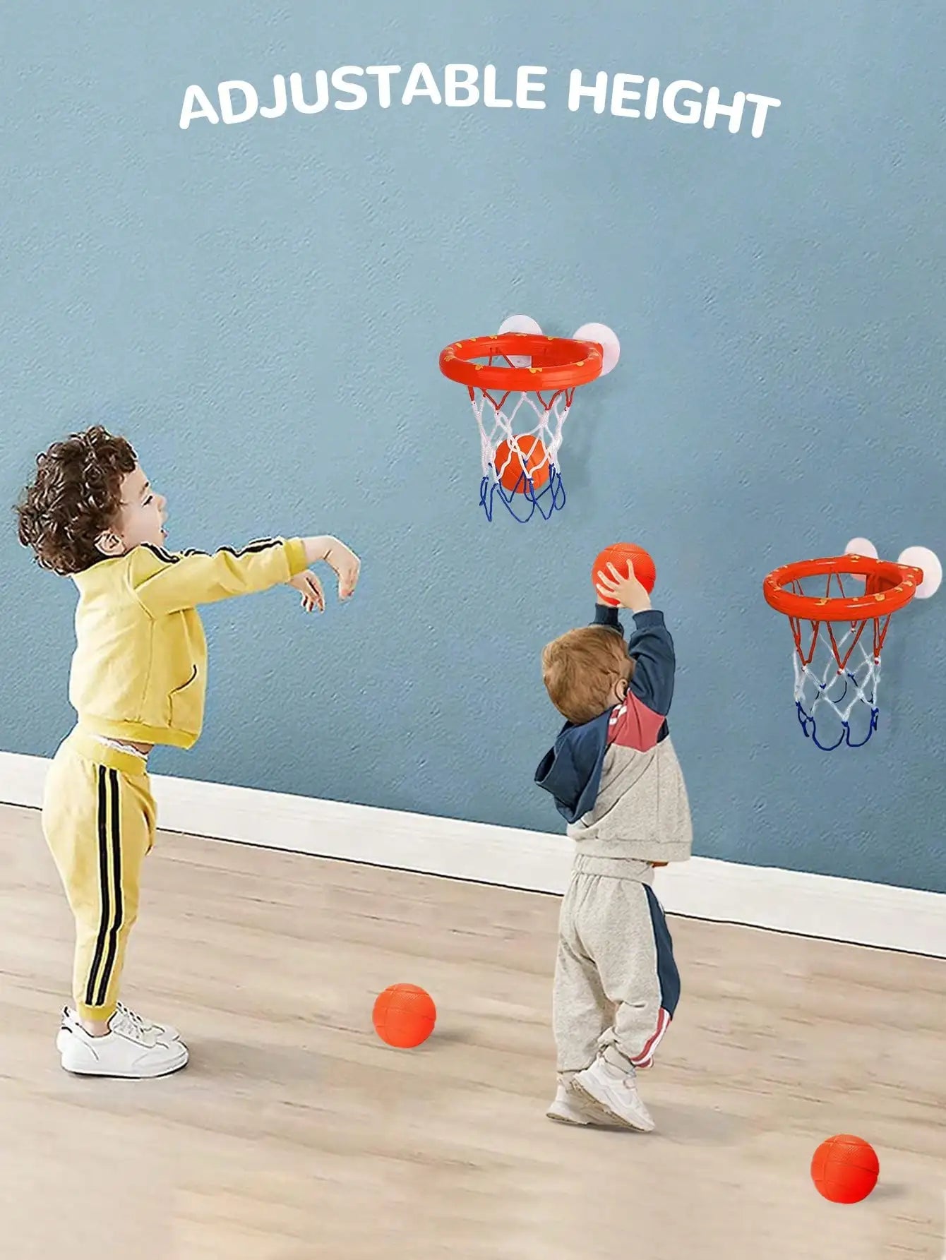 Toddler Bath Basketball Hoop | Fun Suction Cup Bathtub Game