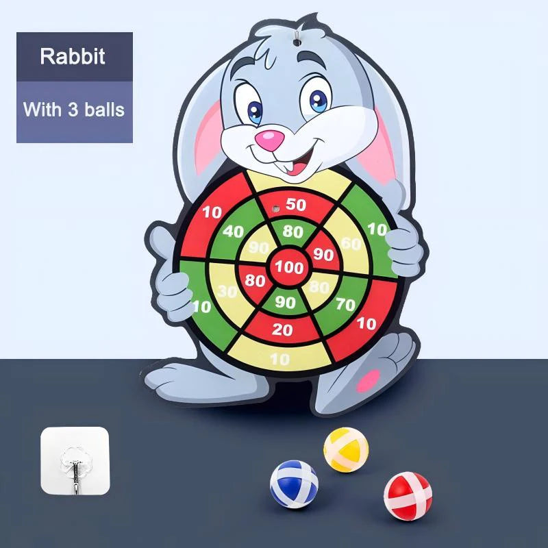 Kids Sticky Dart Board Game | Safe Montessori Throwing Toy