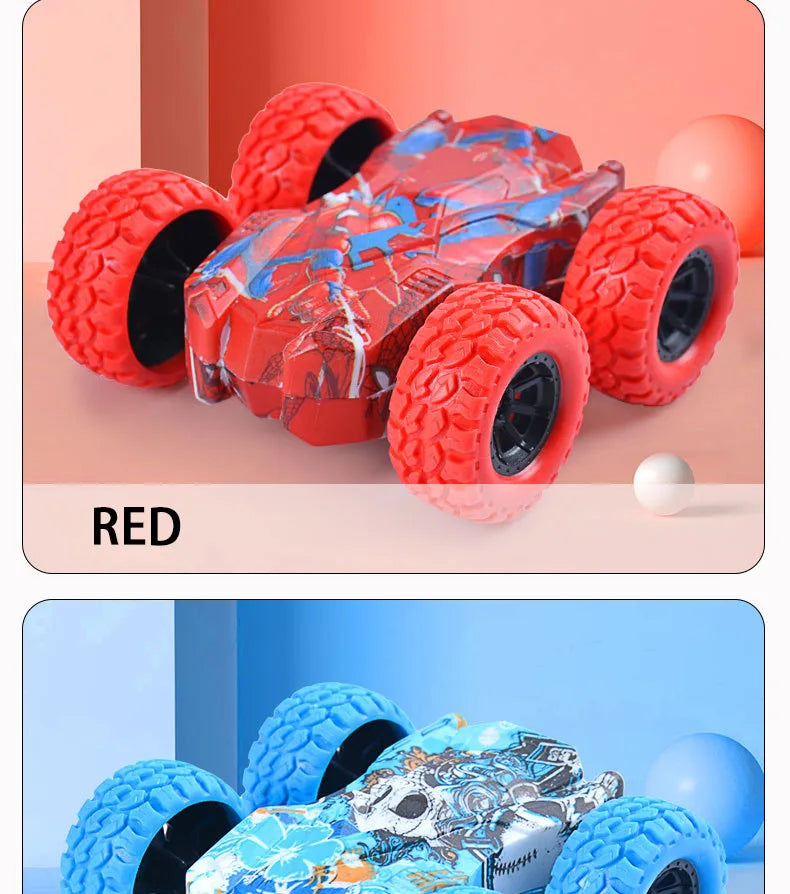 TurboFlip™ Double-Sided Stunt Car – Inertia Off-Road Toy Car for Kids